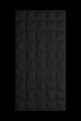 PU Stone Wall Panel Midnight Black Cube Design Pack of 2